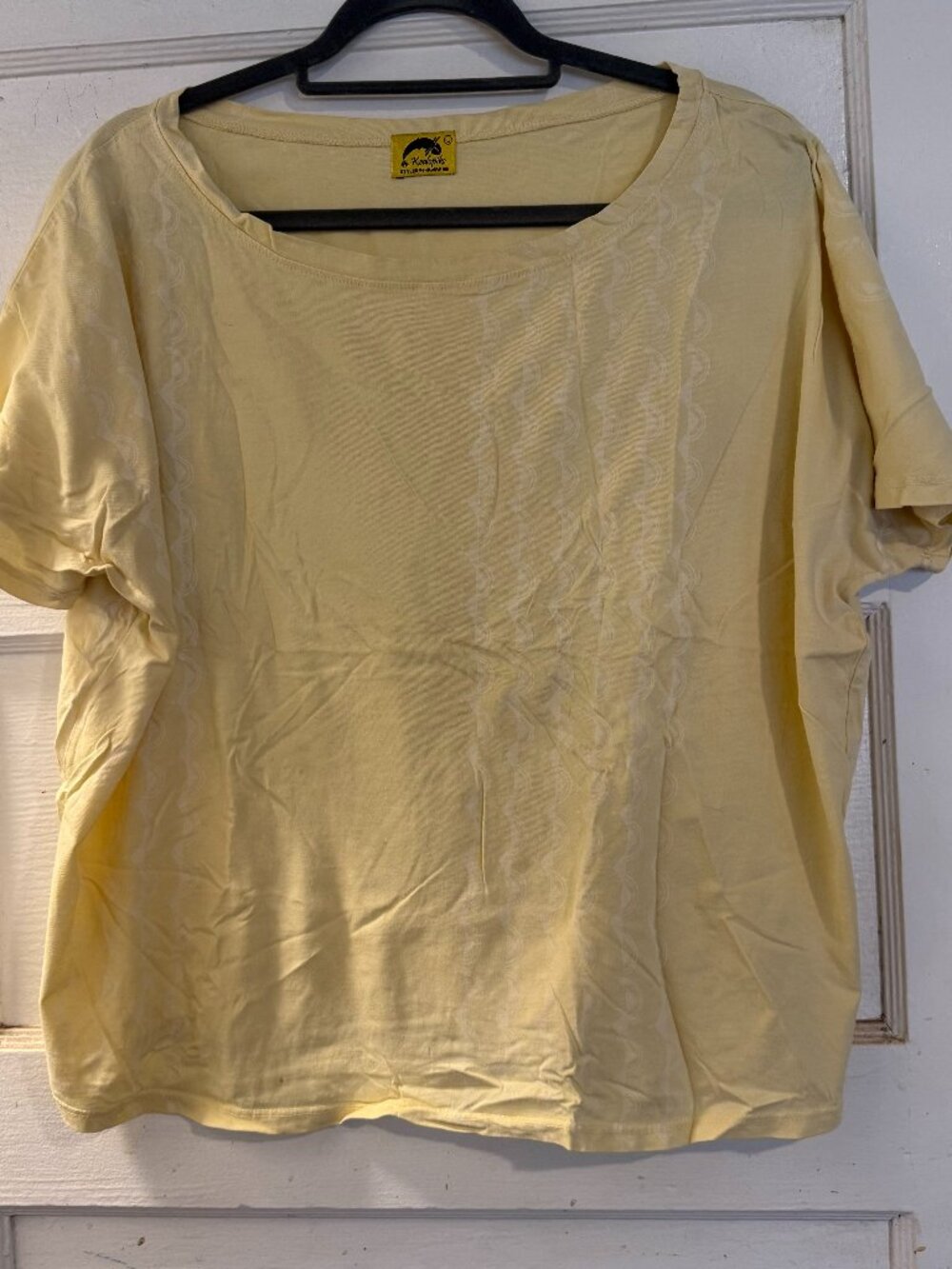 Kealopiko Kimono Top Light Yellow